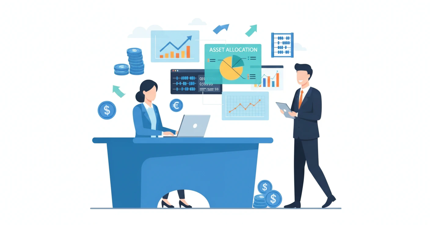 Banner de la plantilla de blog financiero